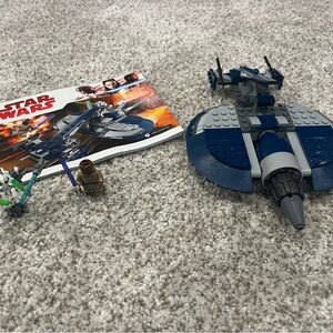 *SOLD* Star Wars 75199 General Grievous' Combat Speeder Complete Set